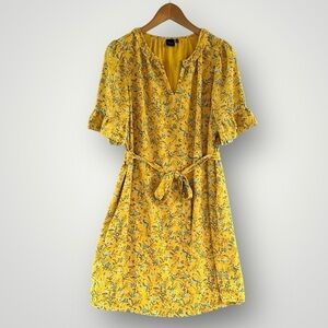 Floral Yellow Dress